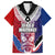 New Zealand Waitangi Family Matching Long Sleeve Bodycon Dress and Hawaiian Shirt Kia Ora Maori Koruru Tiki Mask LT03 Dad's Shirt - Short Sleeve Red - Polynesian Pride