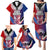 New Zealand Waitangi Family Matching Puletasi and Hawaiian Shirt Kia Ora Maori Koruru Tiki Mask LT03 - Polynesian Pride