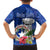 Northern Mariana Islands Hafa Adai Latte Stone Kid Hawaiian Shirt Blue Color LT03 - Polynesian Pride