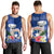 Northern Mariana Islands Hafa Adai Latte Stone Men Tank Top Blue Color LT03 - Polynesian Pride