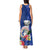 Northern Mariana Islands Hafa Adai Latte Stone Tank Maxi Dress Blue Color LT03 - Polynesian Pride