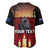 Custom New Zealand and Australia ANZAC Day Baseball Jersey Gallipoli and Canlelight Lest We Forget LT03 - Polynesian Pride