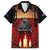 Custom New Zealand and Australia ANZAC Day Family Matching Long Sleeve Bodycon Dress and Hawaiian Shirt Gallipoli and Canlelight Lest We Forget LT03 Dad's Shirt - Short Sleeve Black - Polynesian Pride