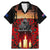 Custom New Zealand and Australia ANZAC Day Family Matching Mermaid Dress and Hawaiian Shirt Gallipoli and Canlelight Lest We Forget LT03 Dad's Shirt - Short Sleeve Black - Polynesian Pride