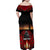 Custom New Zealand and Australia ANZAC Day Family Matching Off Shoulder Maxi Dress and Hawaiian Shirt Gallipoli and Canlelight Lest We Forget LT03 - Polynesian Pride