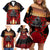 Custom New Zealand and Australia ANZAC Day Family Matching Off Shoulder Short Dress and Hawaiian Shirt Gallipoli and Canlelight Lest We Forget LT03 - Polynesian Pride