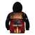 Custom New Zealand and Australia ANZAC Day Kid Hoodie Gallipoli and Canlelight Lest We Forget LT03 - Polynesian Pride