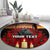 Custom New Zealand and Australia ANZAC Day Round Carpet Gallipoli and Canlelight Lest We Forget LT03 - Polynesian Pride