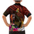 Papua New Guinea Bird-of-Paradise Family Matching Mermaid Dress and Hawaiian Shirt Hibiscus and Kundu Drum Tribal Pattern LT03 - Polynesian Pride