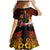 Papua New Guinea Bird-of-Paradise Family Matching Mermaid Dress and Hawaiian Shirt Hibiscus and Kundu Drum Tribal Pattern LT03 - Polynesian Pride