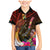 Papua New Guinea Bird-of-Paradise Family Matching Mermaid Dress and Hawaiian Shirt Hibiscus and Kundu Drum Tribal Pattern LT03 Son's Shirt Yellow - Polynesian Pride