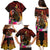 Papua New Guinea Bird-of-Paradise Family Matching Puletasi and Hawaiian Shirt Hibiscus and Kundu Drum Tribal Pattern LT03 - Polynesian Pride