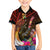 Papua New Guinea Bird-of-Paradise Family Matching Puletasi and Hawaiian Shirt Hibiscus and Kundu Drum Tribal Pattern LT03 Son's Shirt Yellow - Polynesian Pride