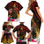 Papua New Guinea Bird-of-Paradise Family Matching Short Sleeve Bodycon Dress and Hawaiian Shirt Hibiscus and Kundu Drum Tribal Pattern LT03 - Polynesian Pride