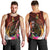 Papua New Guinea Bird-of-Paradise Men Tank Top Hibiscus and Kundu Drum Tribal Pattern LT03 - Polynesian Pride