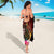 Papua New Guinea Bird-of-Paradise Sarong Hibiscus and Kundu Drum Tribal Pattern