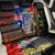 New Zealand and Australia ANZAC Day Back Car Seat Cover National Flag mix Kiwi Bird and Kangaroo Soldier Style LT03