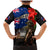 New Zealand and Australia ANZAC Day Family Matching Mermaid Dress and Hawaiian Shirt National Flag mix Kiwi Bird and Kangaroo Soldier Style LT03 - Polynesian Pride