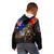 New Zealand and Australia ANZAC Day Kid Hoodie National Flag mix Kiwi Bird and Kangaroo Soldier Style LT03 - Polynesian Pride