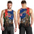 New Zealand and Australia ANZAC Day Men Tank Top National Flag mix Kiwi Bird and Kangaroo Soldier Style LT03 - Polynesian Pride