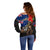 New Zealand and Australia ANZAC Day Off Shoulder Sweater National Flag mix Kiwi Bird and Kangaroo Soldier Style LT03 - Polynesian Pride