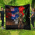 New Zealand and Australia ANZAC Day Quilt National Flag mix Kiwi Bird and Kangaroo Soldier Style