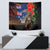 New Zealand and Australia ANZAC Day Tapestry National Flag mix Kiwi Bird and Kangaroo Soldier Style