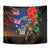 New Zealand and Australia ANZAC Day Tapestry National Flag mix Kiwi Bird and Kangaroo Soldier Style