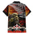 New Zealand ANZAC Day Family Matching Off Shoulder Maxi Dress and Hawaiian Shirt The Ode of Remembrance and Silver Fern LT03 - Polynesian Pride
