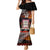 New Zealand ANZAC Day Mermaid Dress The Ode of Remembrance and Silver Fern LT03 Women Black - Polynesian Pride