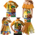 Happy Lei Day Family Matching Mermaid Dress and Hawaiian Shirt Hula Male Dancer Polynesian Flower Kakau Pattern