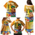 Happy Lei Day Family Matching Puletasi and Hawaiian Shirt Hula Male Dancer Polynesian Flower Kakau Pattern