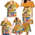 Happy Lei Day Family Matching Mermaid Dress and Hawaiian Shirt Hula Girl Polynesian Flower Kakau Pattern