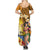 Happy Lei Day Family Matching Summer Maxi Dress and Hawaiian Shirt Hula Girl Polynesian Flower Kakau Pattern