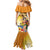 Happy Lei Day Mermaid Dress Hula Girl Polynesian Flower Kakau Pattern