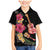 Ukulele mix Polynesian Flower Family Matching Mermaid Dress and Hawaiian Shirt Hawaiian Tribal Pattern