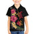 Hawaiian Flower and Tribal Turtle Family Matching Puletasi and Hawaiian Shirt Colorful Style