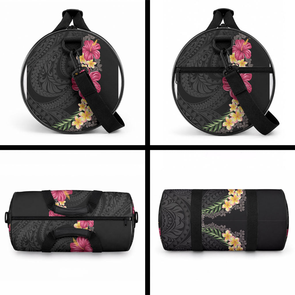 Hawaiian Plumeria and Hibiscus Duffle Bag LT03 - Polynesian Pride