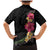 Hawaiian Plumeria and Hibiscus Family Matching Mermaid Dress and Hawaiian Shirt Colorful Style