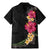 Hawaiian Plumeria and Hibiscus Family Matching Mermaid Dress and Hawaiian Shirt Colorful Style