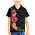 Hawaiian Plumeria and Hibiscus Family Matching Mermaid Dress and Hawaiian Shirt Colorful Style