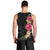 Hawaiian Plumeria and Hibiscus Men Tank Top Colorful Style