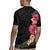 Hawaiian Plumeria and Hibiscus Rugby Jersey Colorful Style