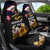 American Samoa Fue and Kava Bowl Car Seat Cover Plumeria and Polynesian Pattern