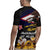 American Samoa Fue and Kava Bowl Rugby Jersey Plumeria and Polynesian Pattern