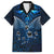 New Zealand Matariki Family Matching Tank Maxi Dress and Hawaiian Shirt Maori Pattern and Kiwi Bird Haka Dance Sky Night