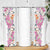 Hawaii Tropical Leaves and Flowers Skinny Tumbler Tribal Polynesian Pattern White Style