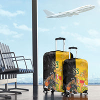 Aotearoa New Zealand And Australia Basketball Custom Luggage Cover Maori Tribal Tattoo And Aboriginal Dot Art Heritage