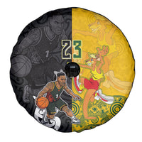 Aotearoa New Zealand And Australia Basketball Custom Spare Tire Cover Maori Tribal Tattoo And Aboriginal Dot Art Heritage