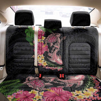 Hawaiian Tropical Plants Turtle and Shark Back Car Seat Cover Polynesian Art Tattoo